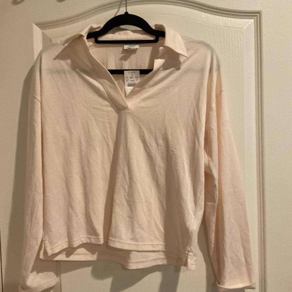 J. Crew Cream Blouse